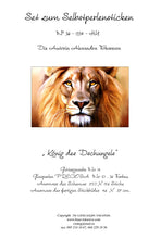 Lade das Bild in den Galerie-Viewer, Stickpackung mit Perlen "Dschungel-König"