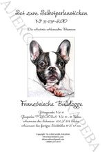 Lade das Bild in den Galerie-Viewer, Stickpackung mit Perlen "Französische Bulldogge"