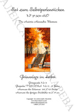 Lade das Bild in den Galerie-Viewer, Stickpackung mit Perlen "Grünanlage im Herbst"