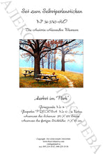 Lade das Bild in den Galerie-Viewer, Stickpackung mit Perlen "Herbst im Park"