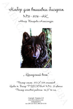 Lade das Bild in den Galerie-Viewer, Stickpackung mit Perlen "Kanadischer Wolf"