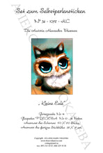 Lade das Bild in den Galerie-Viewer, Stickpackung mit Perlen "Kleine Eule"