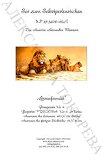 Lade das Bild in den Galerie-Viewer, Stickpackung mit Perlen "Löwenfamilie"