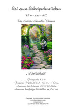 Lade das Bild in den Galerie-Viewer, Stickpackung mit Perlen "Gartenparadies"