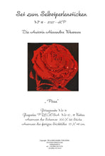 Lade das Bild in den Galerie-Viewer, Stickpackung mit Perlen "Rose 18"