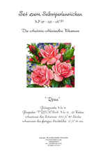 Lade das Bild in den Galerie-Viewer, Stickpackung mit Perlen "Rose 29"