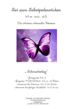 Lade das Bild in den Galerie-Viewer, Stickpackung mit Perlen "Schmetterling"
