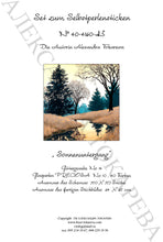 Lade das Bild in den Galerie-Viewer, Stickpackung mit Perlen "Sonnenuntergang"