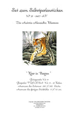 Lade das Bild in den Galerie-Viewer, Stickpackung mit Perlen "Tiger in Bergen"