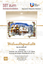 Lade das Bild in den Galerie-Viewer, Stickpackung mit Perlen "Weihnachtsgeschichte"