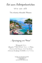 Lade das Bild in den Galerie-Viewer, Stickpackung mit Perlen "Spaziergang am Meer"