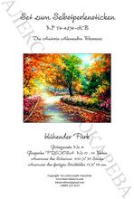 Lade das Bild in den Galerie-Viewer, Stickpackung mit Perlen "blühender Park"