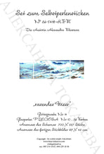 Lade das Bild in den Galerie-Viewer, Stickpackung mit Perlen "rasendes Meer" (Triptychon)
