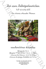 Lade das Bild in den Galerie-Viewer, Stickpackung mit Perlen "wunderschönes Häuschen"