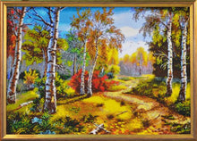 Lade das Bild in den Galerie-Viewer, Stickpackung mit Perlen "Birkenhain"