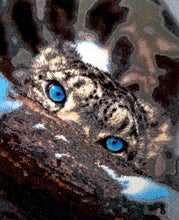 Lade das Bild in den Galerie-Viewer, Stickpackung mit Perlen "Blau Augen"