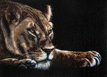 Lade das Bild in den Galerie-Viewer, Stickpackung mit Perlen "Die Löwin"