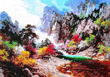 Lade das Bild in den Galerie-Viewer, Stickpackung mit Perlen "Gebirgsbach"