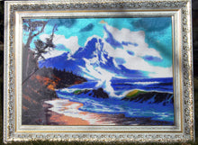 Lade das Bild in den Galerie-Viewer, Stickpackung mit Perlen "Gezeitenwelle"