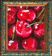 Lade das Bild in den Galerie-Viewer, Stickpackung mit Perlen "Honigkirsche"