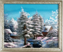 Lade das Bild in den Galerie-Viewer, Stickpackung mit Perlen "Hütte"