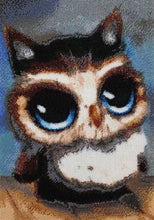 Lade das Bild in den Galerie-Viewer, Stickpackung mit Perlen "Kleine Eule"