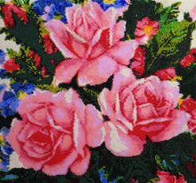Lade das Bild in den Galerie-Viewer, Stickpackung mit Perlen "Rose 29"