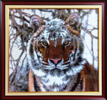 Lade das Bild in den Galerie-Viewer, Stickpackung mit Perlen "Sibirischer Tiger"