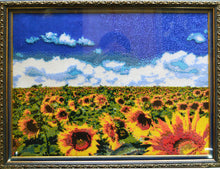 Lade das Bild in den Galerie-Viewer, Stickpackung mit Perlen "Sonnenblumen"