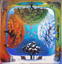 Lade das Bild in den Galerie-Viewer, Stickpackung mit Perlen "Vier Jahreszeiten"