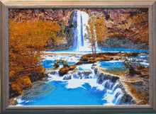 Lade das Bild in den Galerie-Viewer, Stickpackung mit Perlen "Wasserfall"