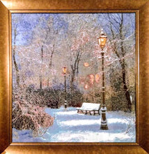 Lade das Bild in den Galerie-Viewer, Stickpackung mit Perlen "Winterpark"