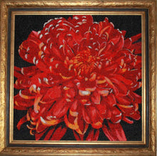 Lade das Bild in den Galerie-Viewer, Stickpackung mit Perlen "Chrysantheme"