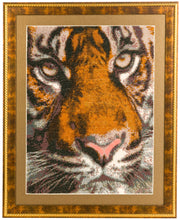 Lade das Bild in den Galerie-Viewer, Stickpackung mit Perlen "Ein Tiger"