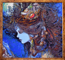 Lade das Bild in den Galerie-Viewer, Stickpackung mit Perlen "Nixe"