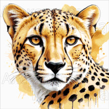 Lade das Bild in den Galerie-Viewer, Stickpackung mit Perlen "Gepard"
