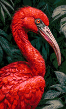 Lade das Bild in den Galerie-Viewer, Stickpackung mit Perlen "Roter Ibis"
