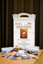 Lade das Bild in den Galerie-Viewer, Stickpackung mit Perlen &quot;Haus mit Kürbissen&quot;
