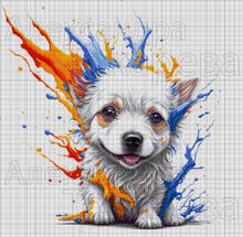 Lade das Bild in den Galerie-Viewer, Stickpackung mit Perlen &quot;bunte Stimmung&quot;
