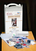 Lade das Bild in den Galerie-Viewer, Stickpackung mit Perlen "der Weg zum Haus"
