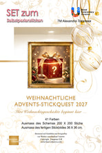 Lade das Bild in den Galerie-Viewer, Stickpackung mit Perlen "Weihnachtlische Advent-Stickquest 2027"
