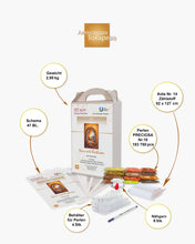 Lade das Bild in den Galerie-Viewer, Stickpackung mit Perlen &quot;Haus mit Kürbissen&quot;
