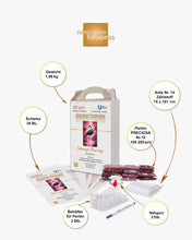 Lade das Bild in den Galerie-Viewer, Stickpackung mit Perlen "Schwarzer Flamingo"
