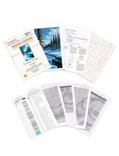 Lade das Bild in den Galerie-Viewer, Stickpackung mit Perlen "Frostiger Morgen"
