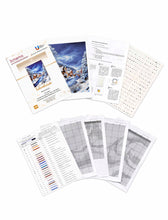 Lade das Bild in den Galerie-Viewer, Stickpackung mit Perlen "Schneebrücke"
