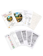 Lade das Bild in den Galerie-Viewer, Stickpackung mit Perlen &quot;Sommer im Dorf&quot;
