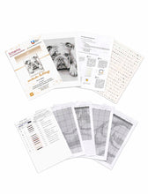 Lade das Bild in den Galerie-Viewer, Stickpackung mit Perlen "wartender Bulldogge"
