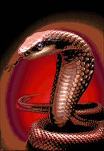 Lade das Bild in den Galerie-Viewer, Stickpackung mit Perlen &quot;Cobra&quot;
