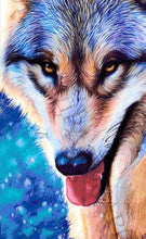 Lade das Bild in den Galerie-Viewer, Stickpackung mit Perlen &quot;Fairy Wolf&quot;
