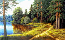 Lade das Bild in den Galerie-Viewer, Stickpackung mit Perlen &quot;Nadelwald&quot;
